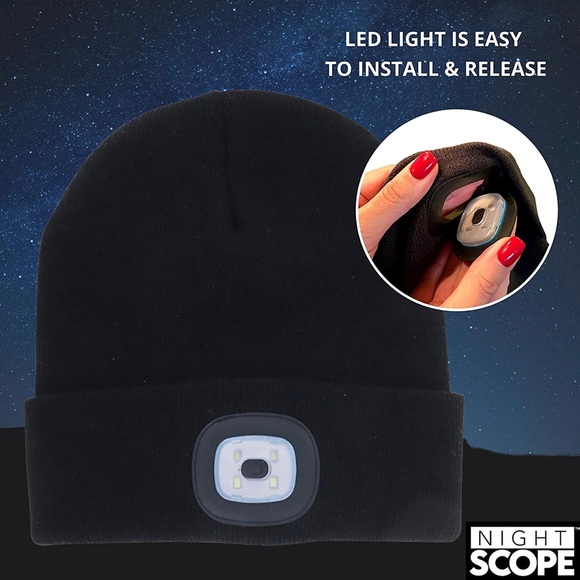 Night Scope Explorer’s Collection Rechargeable LED Beanie - Picture 6 of 9